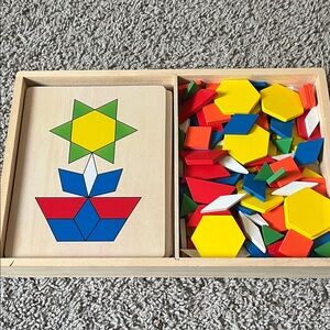 Melissa and Doug wooden shapes puzzles